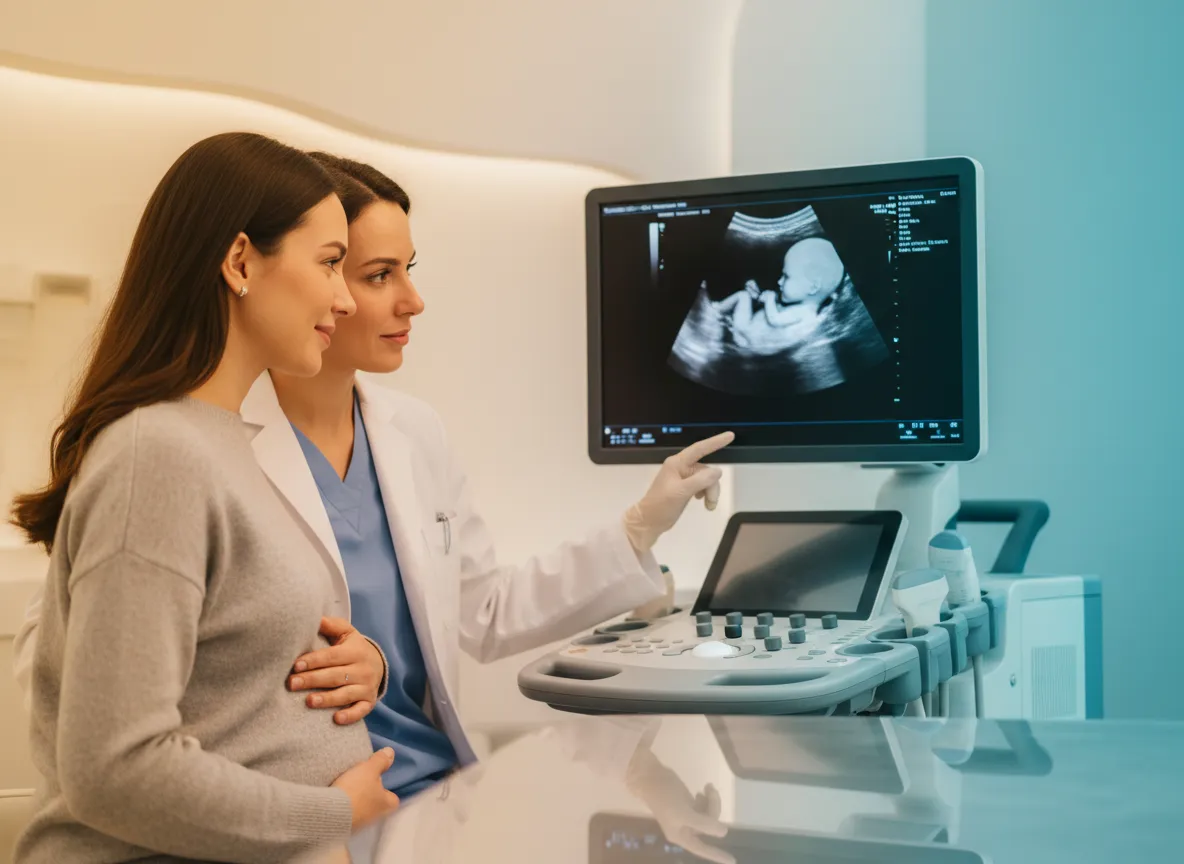 Third trimester 4D bonding scan
